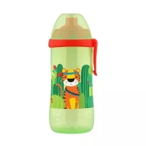 Lubby поильник-непроливайка со спорт-носиком и клипсой (9+мес), 300мл