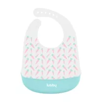 Lubby нагрудник силиконовый с карманом (6+мес)