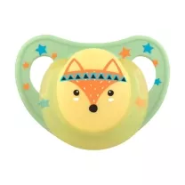 Lubby пустышка силиконовая со скошенным соском (6+мес)