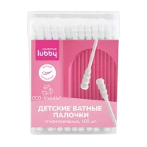 Lubby ватные палочки спиралевидные (0+мес), №100