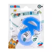 Knopa прорезыватель силиконовый "Грибочек" (0+мес) цвет в ассорт