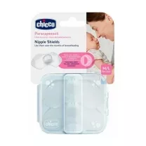 Chicco Защитные силиконовые накладки на грудь для кормления (размер М/L), 2шт