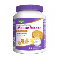 Эвалар Бэби Формула Мишки Витамин С пастилки жевательные, №60