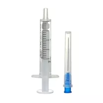 SFM шприц 2х компонентный одноразовый стерильный с иглой 23Gx1 1/4"(0,6*30мм), 2мл