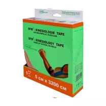 SFM Лента кинезиологическая хлопковая основа цвет оранжевый, (5см*3200см)