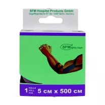 SFM Лента кинезиологическая хлопковая основа цвет фиолетовый, (5см*500см)