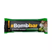 Bombbar батончик протеиновый глазированный вкус фисташковая меренга, 40г