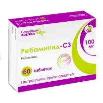 Ребамипид-СЗ таблетки покрыт. п/о 100мг, №60