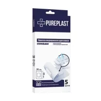 Pureplast повязка фиксирующая медицинская (10*25см), №5