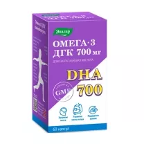 Эвалар Омега 3 ДГК мягкие желатиновые капсулы , №60