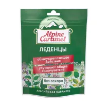 Alpine Caramel леденцы без сахара, 75г