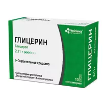 VitaScience Глицерин суппозитории рект. 2,11г, №10