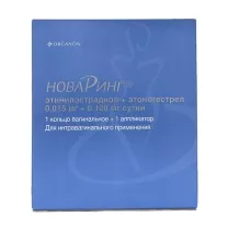 НоваРинг кольцо вагинальное с апплик. 0,015мг+0,120мг/сут., №1