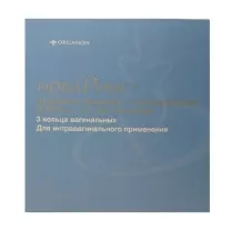НоваРинг кольцо вагинальное 0,015мг+0,120мг/сут., №3