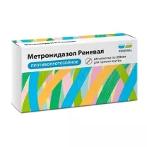 Метронидазол Реневал таблетки 250мг, №24