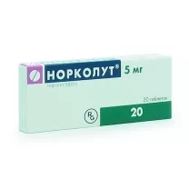 Норколут таблетки 5мг, №20