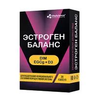 VitaScience Эстрогены Баланс DIM & EGCg +D3 капсулы, №30