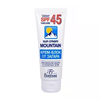 Floresan крем-блок от загара водостойкий SPF45, 60мл
