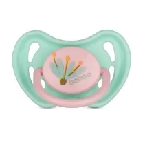 Baboo Flora пустышка латексная круглый сосок (0+мес)