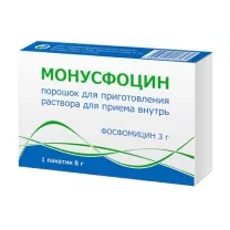 Монусфоцин порошок д/пригот. р-ра д/приема внутрь, 3г №1
