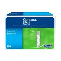 Contour Plus тест-полоски, №100