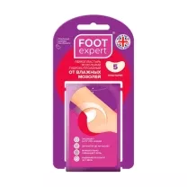Foot Expert лейкопластырь мозольный гидроколлоидный 3,6см*6,2см, №5