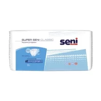 Seni Super Classic подгузники для взрослых размер XL(130-170см), №30