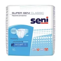 Seni Super Classic подгузники для взрослых размер S (55-80см), №10