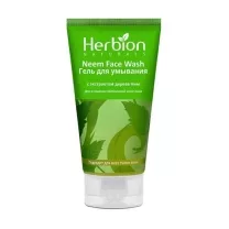 Herbion гель для умывания с экстрактом дерева Ним, 100мл