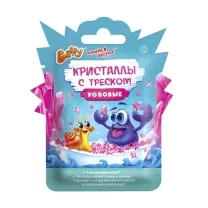 Baffy Кристаллы с треском, цвет розовый (с 3 лет), 10г