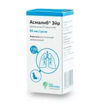 Асмалиб Эйр аэроз. д/ингал. доз. 80мкг/доза, 120доз
