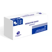 Мемантин Канон таблетки покрыт. п/о 20мг, №30