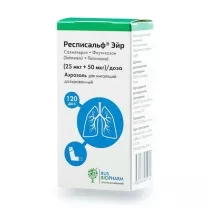 Респисальф Эйр аэроз. д/ингал. доз. 25мкг+50мкг/доза, 120 доз