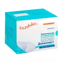 Докапласт повязка пластырная с мирамистином 5см*7см, №1