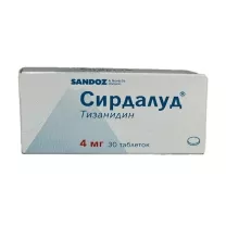Сирдалуд таблетки 4мг, №30