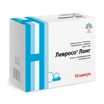 Левросо Лонг капсулы с модиф. высвоб. 25мг+3мг, №10