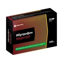 Ибупрофен капсулы Медисорб 200мг, №20