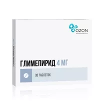 Глимепирид таблетки Озон 4мг, №30