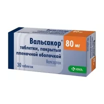 Вальсакор таблетки покрыт. п/о 80мг, №30