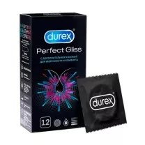 Durex Perfect Gliss презервативы утолщенные с дополнительной смазкой, №12