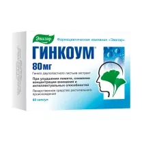 Эвалар Гинкоум капсулы 80мг, №60