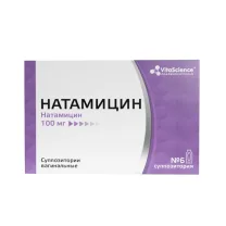 Vitascience Натамицин суппозитории ваг. 100мг, №6