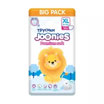 Joonies Premium Soft подгузники размер XL(12-17кг), №50