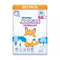 Joonies Premium Soft подгузники-трусики размер M (6-11кг), №68