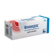 Фламадекс гель д/наружн. прим. 2,5%, 50г