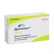 Дексилант капсулы с модиф. высвоб. 60мг, №28