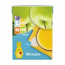 Leon Baby сок яблочный (с 3 лет), 0.2л