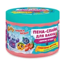 Baffy пена-слайм для ванны дикие ягоды с сюрпризом (с 3 лет), 300мл