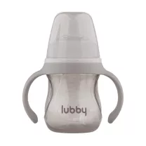 Lubby поильник-непроливайка с мягким носиком (6+мес), 180мл