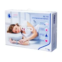 Подушка ОРТО с эффектом памяти ПС-110 с валик.55*35*9/13см